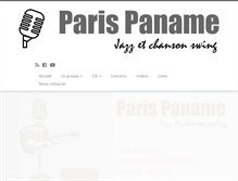 Tablet Screenshot of parispaname.info